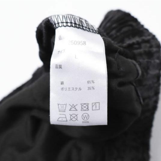 Danke Schon ダンケシェーン 26SS OPAL SHORTS オパールショーツ 250958 L BLACK L.H.P. イージー ワイド ショートパンツ ボトムス g27541 |  | 07