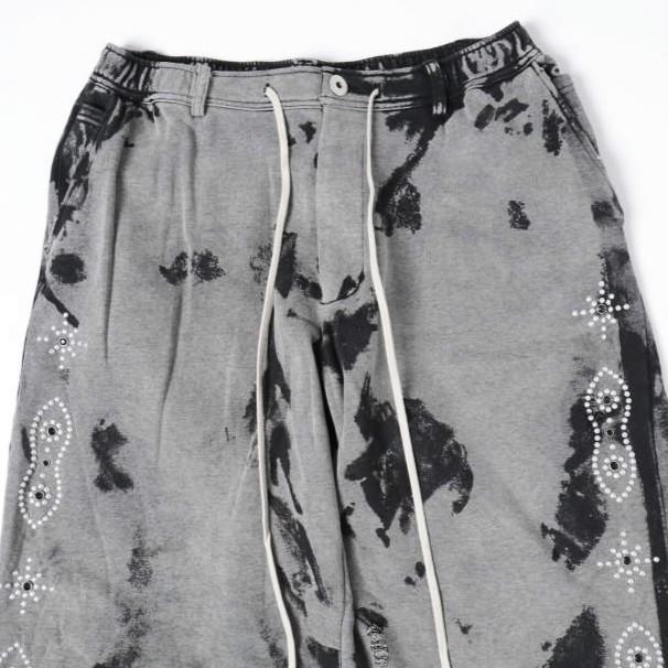新品 Danke Schon ダンケシェーン 26SS STUDS SWEAT BAGGY PANTS