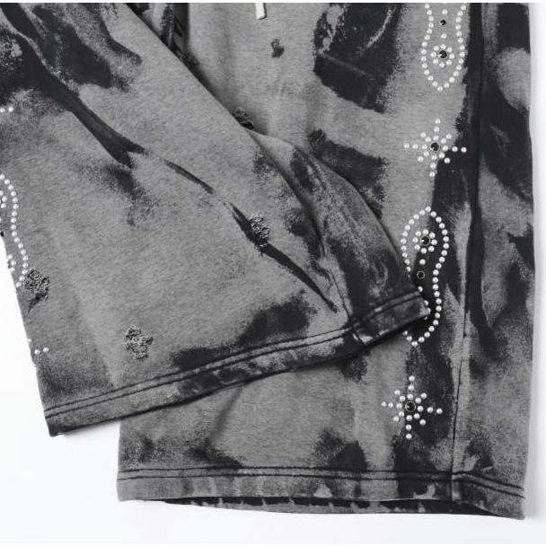 新品 Danke Schon ダンケシェーン 26SS STUDS SWEAT BAGGY PANTS