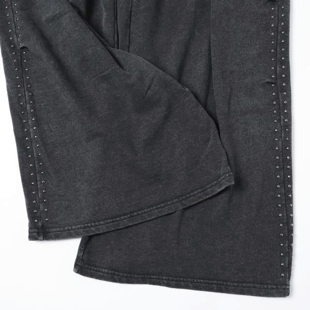新品 Danke Schon ダンケシェーン 26SS WEB＆DEPOT限定 STUDS SWEAT PANTS スタッズスウェットパンツ 250933-OT L BLACK L.H.P. ワイド |  | 06