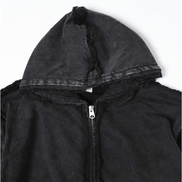 FR(13)NDS フレンズ 26SS CHEMICAL SWEAT ZIP HOODIE ケミカルスウェットジップパーカー RF25158 L BLACK ROYAL FLASH トップス g27556 |  | 04