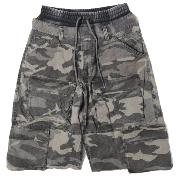 FR(13)NDS フレンズ 26SS WAIST LAYER CARGO SHORTS ウエストレイヤード カーゴショーツ RF25157 L CAMO ROYAL FLASH イージー パンツ | 