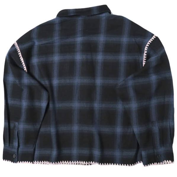B omnivore ビーオムニボー 26SS HAND STITCH SHIRT ハンドステッチシャツ 26S-SHL223-BV L BLUE 長袖 チェック フランネル BEAVER g27559 |  | 01
