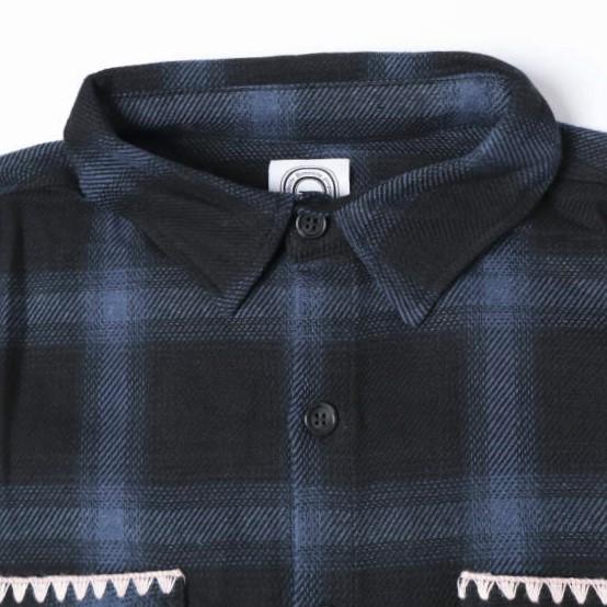 B omnivore ビーオムニボー 26SS HAND STITCH SHIRT ハンドステッチシャツ 26S-SHL223-BV L BLUE 長袖 チェック フランネル BEAVER g27559 |  | 04