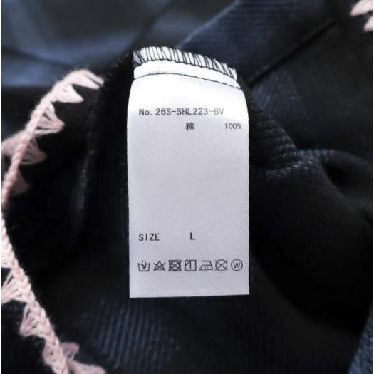 B omnivore ビーオムニボー 26SS HAND STITCH SHIRT ハンドステッチシャツ 26S-SHL223-BV L BLUE 長袖 チェック フランネル BEAVER g27559 |  | 08