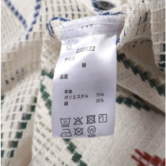 B omnivore ビーオムニボー 26SS RACE SHIRT レースシャツ 250922 M WHITE MURTI 長袖 BEAVER トップス g27561 |  | 08