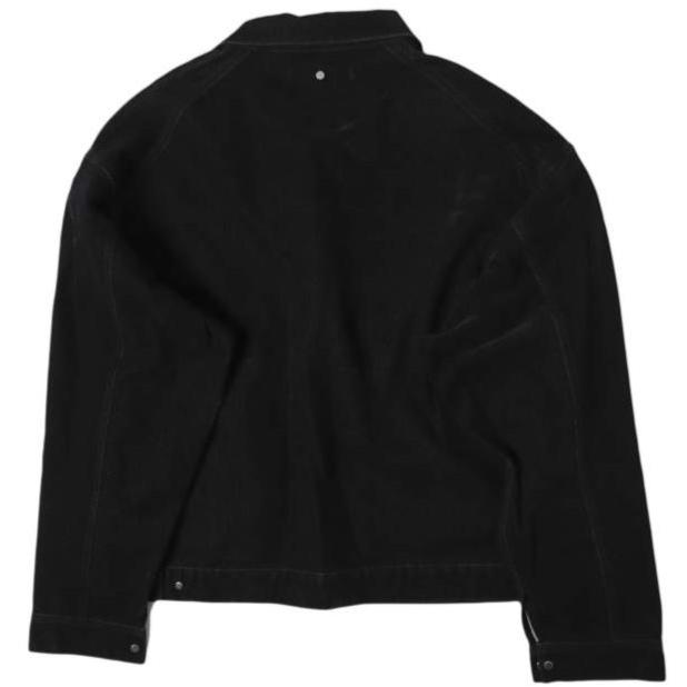 Danke Schon ダンケシェーン 25AW FLOCKY DENIM SHORT JACKET フロッキーデニムショートジャケット L BLACK Gジャン L.H.P. アウター |  | 01