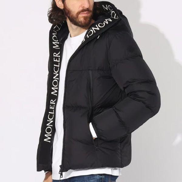 MONCLER モンクレール MONTCLA  モンクラ ダウンジャケット E20914194385 C0300 2 BLACK グログランロゴバンド アウター g27572 |  | 02