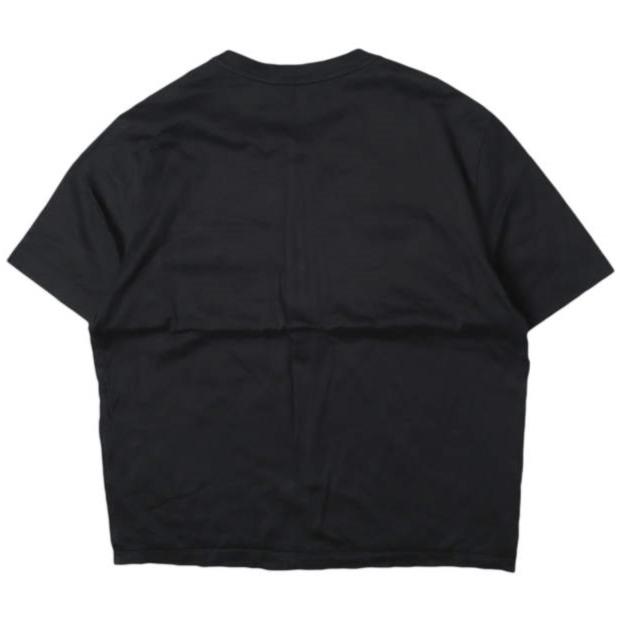 MONCLER モンクレール 22SS フェルトロゴ ナイロンポケットTシャツ H10918C00048 8390Y M BLACK 半袖 トリコロール エンブレム トップス |  | 01