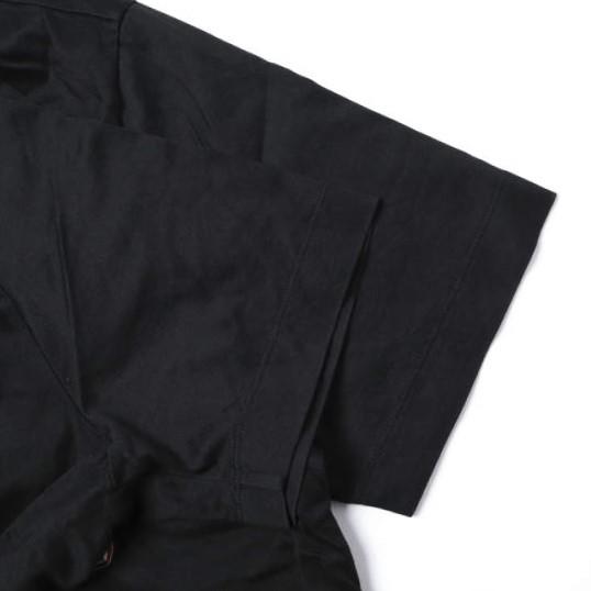 MONCLER モンクレール 22SS フェルトロゴ ナイロンポケットTシャツ H10918C00048 8390Y M BLACK 半袖 トリコロール エンブレム トップス |  | 05