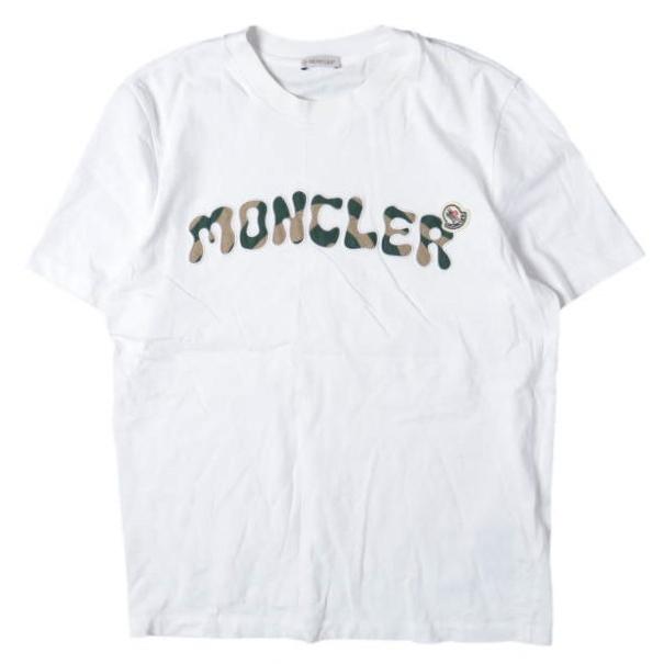 MONCLER 半袖シャツ カモフラージュ MONCLER モンクレール カモフラージュロゴTシャツ I10918C00034 8390T