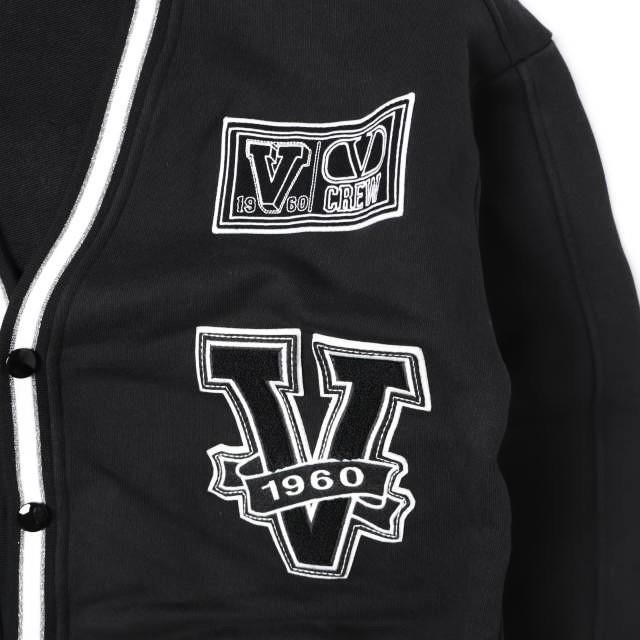 VALENTINO ヴァレンティノ 23SS イタリア製 V Crew Patches Cardigan スタジャン スウェットカーディガン 2V3MF24R93D M BLACK ロゴパッチ |  | 04