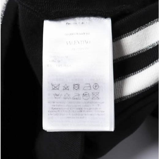 VALENTINO ヴァレンティノ 23SS イタリア製 V Crew Patches Cardigan スタジャン スウェットカーディガン 2V3MF24R93D M BLACK ロゴパッチ |  | 08