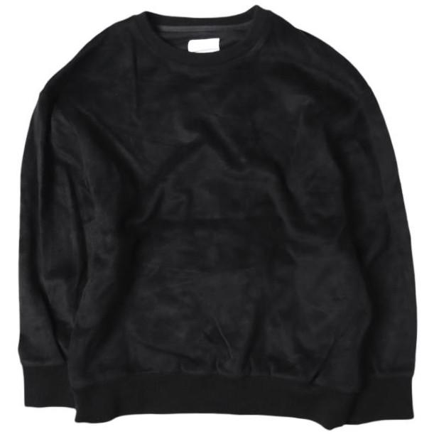 onegravity ワングラビティ 23AW ビーバージャージークルーネックスウェット 32-234-13-110095 S BLACK トレーナー トップス g27584 | 