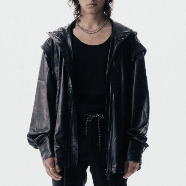 Maison ULA メゾンウラ 26SS LEATHER LIKE SATIN BLOUSON レザーライクサテンブルゾン 6244-02006 1 BLACK ROYAL FLASH アウター g27585 |  | 02