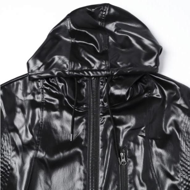 Maison ULA メゾンウラ 26SS LEATHER LIKE SATIN BLOUSON レザーライクサテンブルゾン 6244-02006 1 BLACK ROYAL FLASH アウター g27585 |  | 03