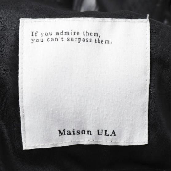 Maison ULA メゾンウラ 26SS LEATHER LIKE SATIN BLOUSON レザーライクサテンブルゾン 6244-02006 1 BLACK ROYAL FLASH アウター g27585 |  | 07