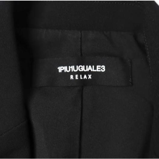 1piu1uguale3 RELAX ウノピゥウノウグァーレトレ 洗える ウォッシャブル イージーケア サイドライン トラベルスーツ S BLACK セットアップ |  | 05