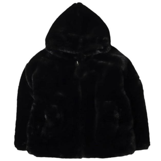 FR(13)NDS フレンズ FAKE FUR HOOD BZ フェイクファーフードブルゾン UNS24040-FR M BLACK ROYAL FLASH オーバーサイズ ジャケット g27591 | 