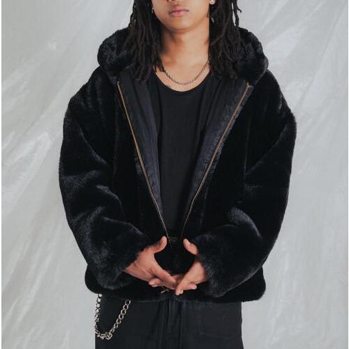 FR(13)NDS フレンズ FAKE FUR HOOD BZ フェイクファーフードブルゾン UNS24040-FR M BLACK ROYAL FLASH オーバーサイズ ジャケット g27591 |  | 02