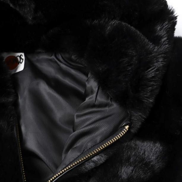FR(13)NDS フレンズ FAKE FUR HOOD BZ フェイクファーフードブルゾン UNS24040-FR M BLACK ROYAL FLASH オーバーサイズ ジャケット g27591 |  | 05