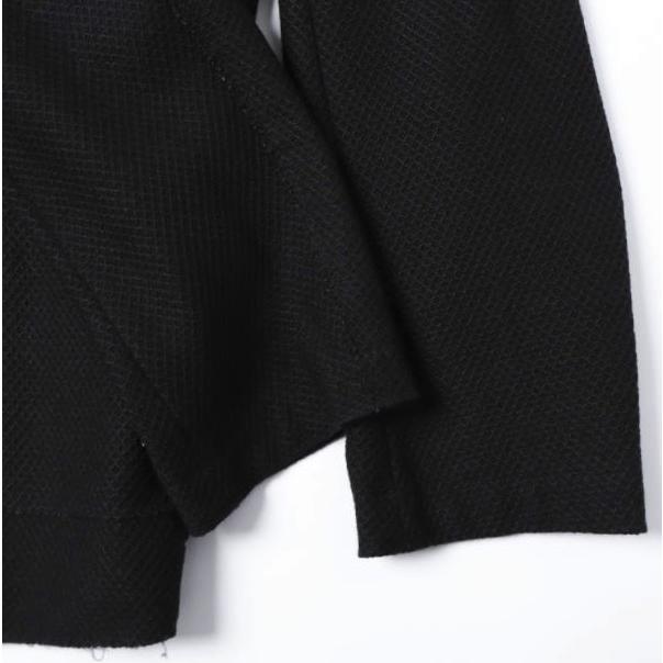 BOB ボブ イタリア製 ハニカムメッシュジャケット 07433128-1005 48 BLACK 2B テーラード アウター g27592 |  | 05
