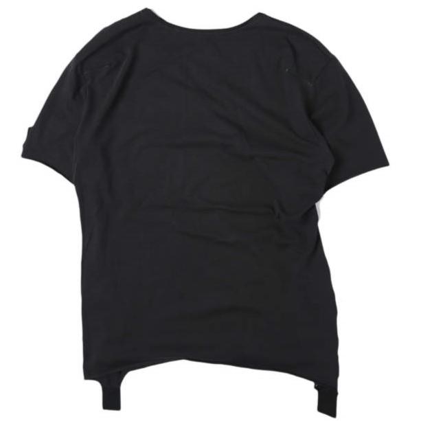 FranCisT_MOR.K.S. フランシストモークス 日本製 サイドロゴテープ VネックTシャツ 3 BLACK 半袖 スカル ハイビスカス ハート ワッペン |  | 01