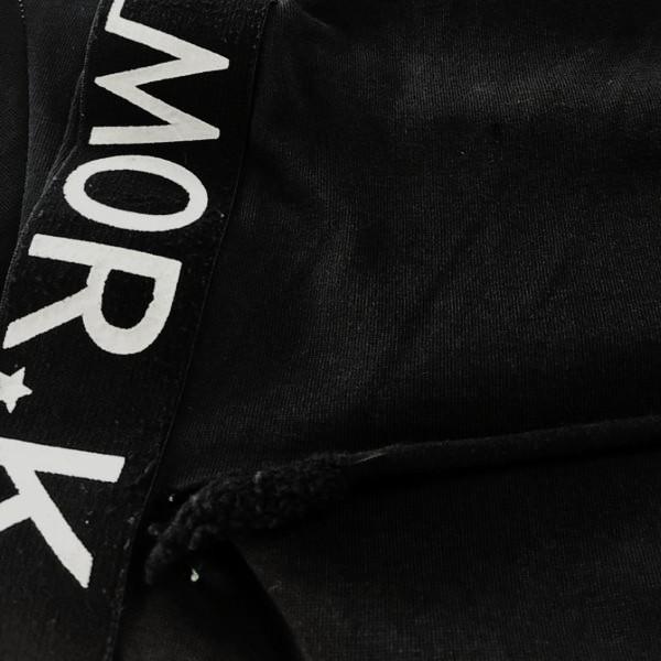 FranCisT_MOR.K.S. フランシストモークス 日本製 サイドロゴテープ VネックTシャツ 3 BLACK 半袖 スカル ハイビスカス ハート ワッペン |  | 07