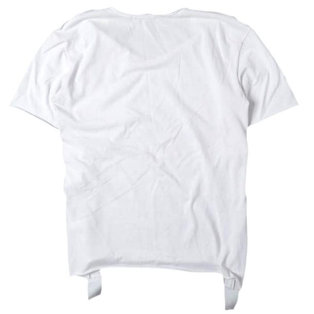 FranCisT_MOR.K.S. フランシストモークス 日本製 サイドロゴテープ VネックTシャツ 2 WHITE 半袖 スカル ハイビスカス ハート ワッペン |  | 01