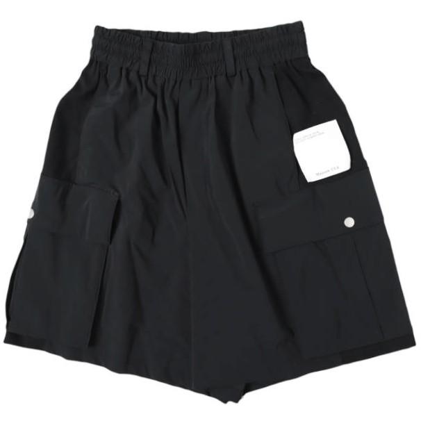 Maison ULA メゾンウラ 25AW HALF PANTS 異素材切り替えイージーショーツ 6252-06002 1 BLACK ROYAL FLASH ショートパンツ ボトムス g27606 | 