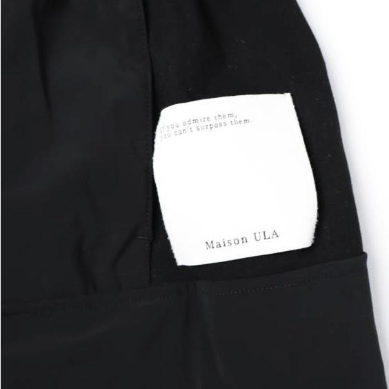 Maison ULA メゾンウラ 25AW HALF PANTS 異素材切り替えイージーショーツ 6252-06002 1 BLACK ROYAL FLASH ショートパンツ ボトムス g27606 |  | 04