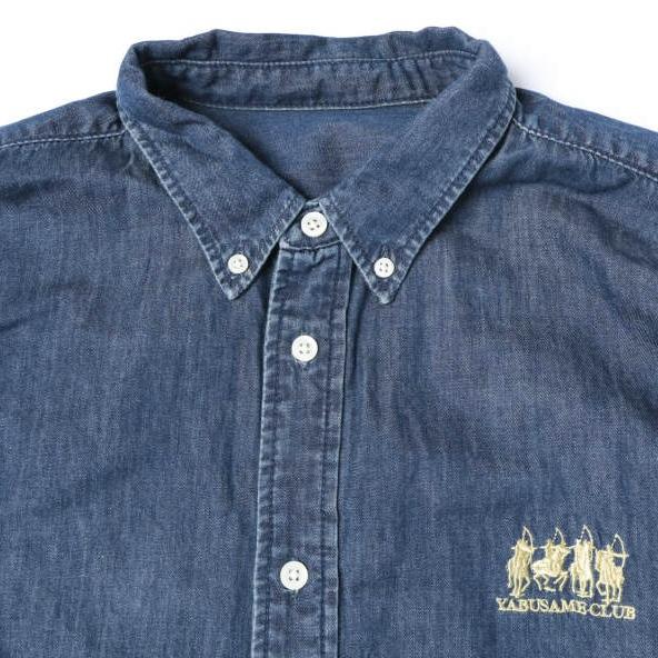 SSZ エスエスズィー 26SS YABUSAME DENIM SHIRT 流鏑馬倶楽部デニムシャツ 11-11-1430-791 M NAVY BEAMS 長袖 BD トップス g27611 |  | 03