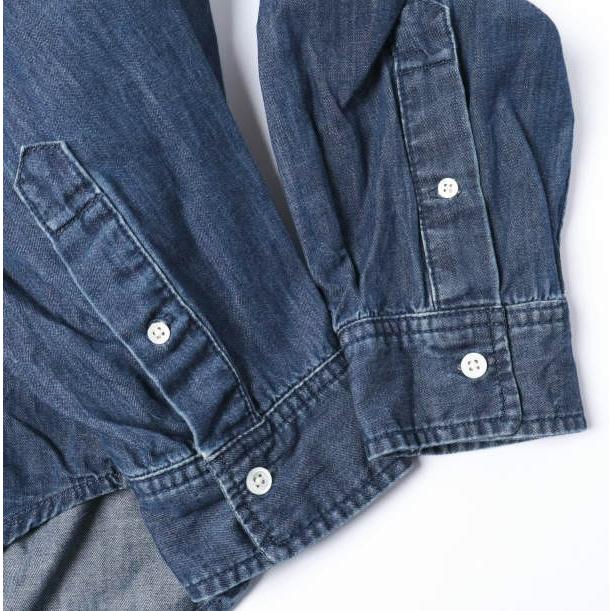 SSZ エスエスズィー 26SS YABUSAME DENIM SHIRT 流鏑馬倶楽部デニムシャツ 11-11-1430-791 M NAVY BEAMS 長袖 BD トップス g27611 |  | 05