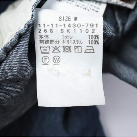 SSZ エスエスズィー 26SS YABUSAME DENIM SHIRT 流鏑馬倶楽部デニムシャツ 11-11-1430-791 M NAVY BEAMS 長袖 BD トップス g27611 |  | 08