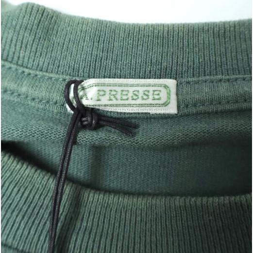 A.PRESSE アプレッセ 25SS 日本製 Heavy Weight T-Shirt ヘビーウェイトTシャツ AP-5002 3 GREEN 半袖  トップス g27614 |  | 03