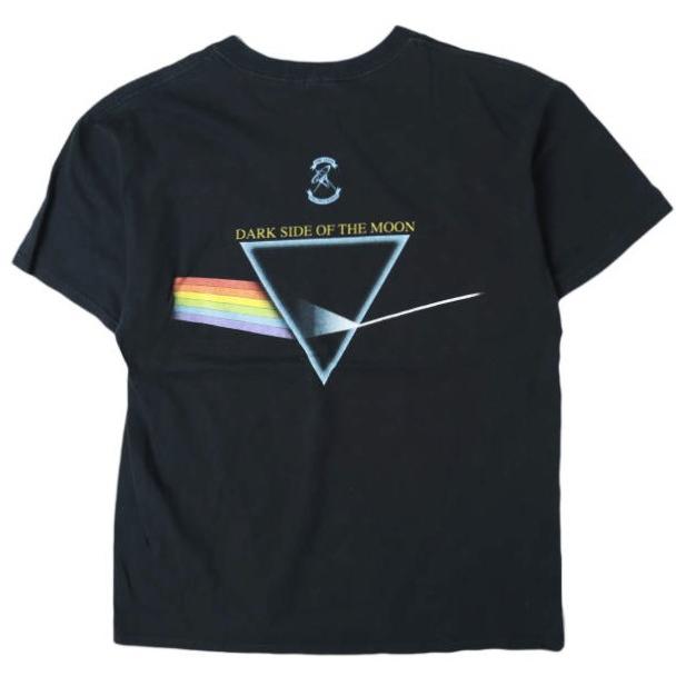 PINK FLOYD ピンク・フロイド 00s anvil製 DARK SIDE OF THE MOON Tee 狂気 Tシャツ L NAVY BLACK 半袖 ヴィンテージ バンド トップス |  | 01