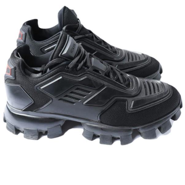 PRADA プラダ イタリア製 CLOUDBUST THUNDER クラウドバスト サンダー ニットファブリック スニーカー 2EG293 10(29cm) BLACK シューズ |  | 02