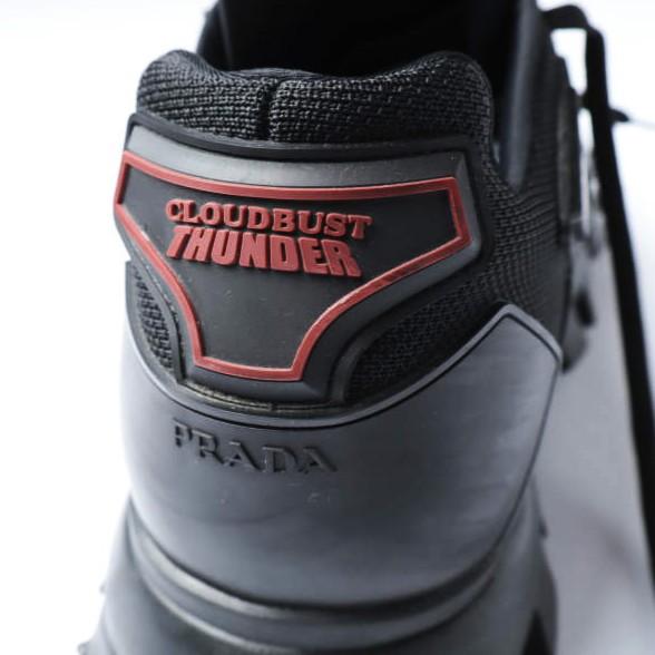 PRADA プラダ イタリア製 CLOUDBUST THUNDER クラウドバスト サンダー ニットファブリック スニーカー 2EG293 10(29cm) BLACK シューズ |  | 08