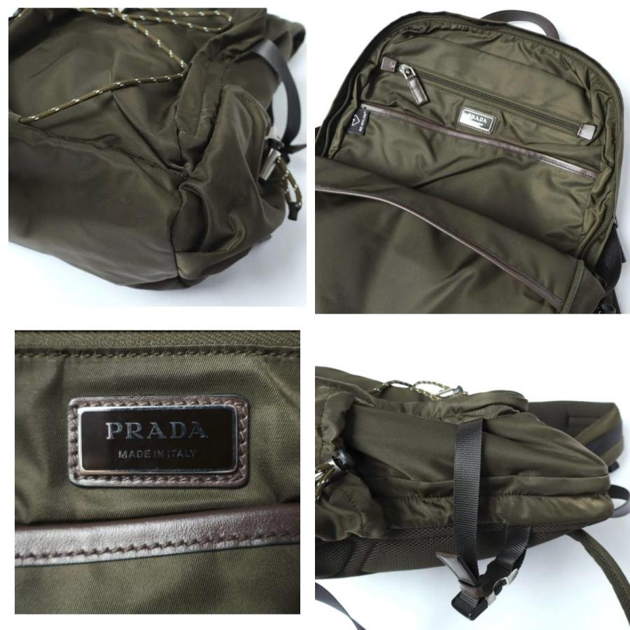 PRADA プラダ Speedrock Re-Nylon Backpack スピードロック リナイロン バックパック 2VZ122 2DMG F0334 MIMETICO OLIVE リュック カバン |  | 08