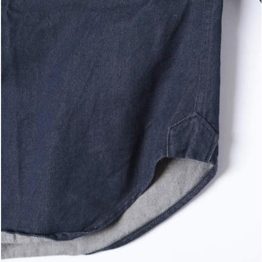 The crooked Tailor ザクルーキットテーラー REGULAR COLLAR CLASSIC OVER SHIRT デニム レギュラーカラークラシックオーバーシャツ 48 |  | 05