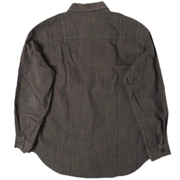 evan kinori エヴァンキノリ アメリカ製 Big Shirt ビッグシャツ M Brown 長袖 トップス g27627 |  | 01