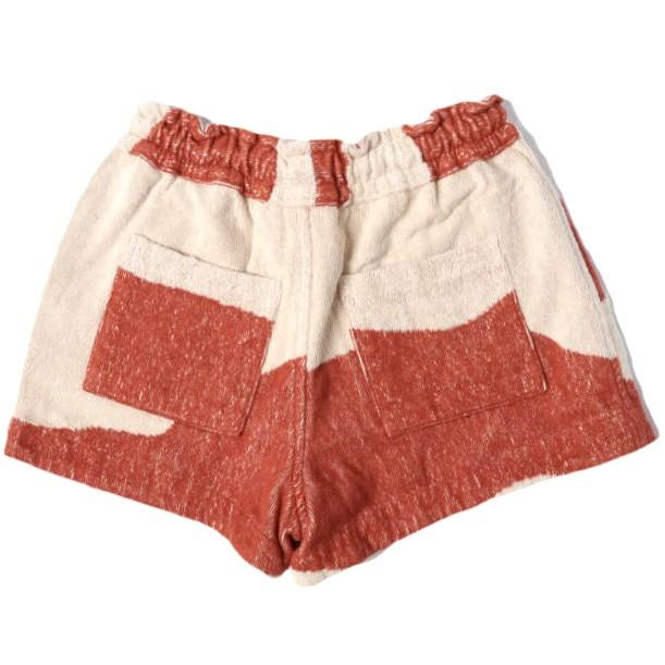 OAS オーエーエス Dune Drizzle Terry Shorts ウエーブデザイン パイルショーツ 5502-01 S RED/OFF WHITE BEAMS イージー ショートパンツ |  | 01
