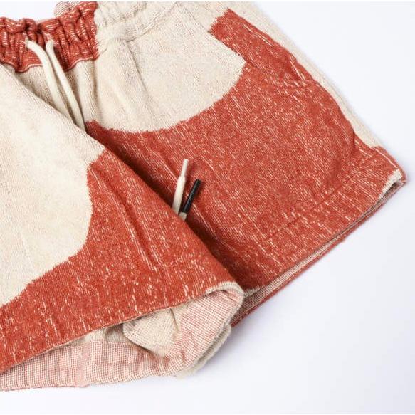 OAS オーエーエス Dune Drizzle Terry Shorts ウエーブデザイン パイルショーツ 5502-01 S RED/OFF WHITE BEAMS イージー ショートパンツ |  | 07