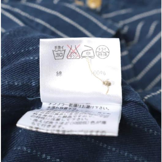 BEAMS BOY ビームスボーイ 日本製 ウォバッシュストライプノーカラーシャツ  1311-0016-818 ONE SIZE Indigo 長袖 バンドカラー トップス |  | 06