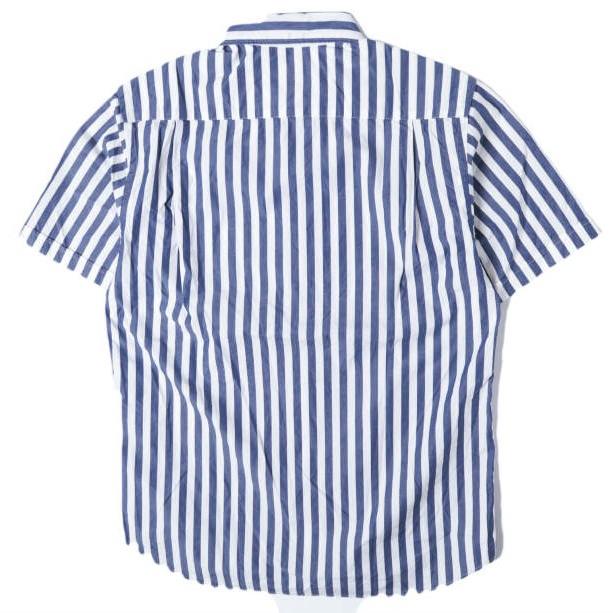 BEAUTY＆YOUTH UNITED ARROWS ビューティーアンドユース ロンドンストライプショートスリーブシャツ 1216-149-2058 S NAVY/WHITE 半袖 |  | 01