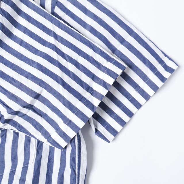 BEAUTY＆YOUTH UNITED ARROWS ビューティーアンドユース ロンドンストライプショートスリーブシャツ 1216-149-2058 S NAVY/WHITE 半袖 |  | 04