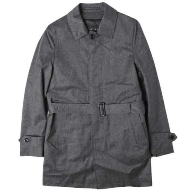 ESTNATION エストネーション REDA社製 COLD GUARD キルティングライター付き ベルテッドステンカラーコート 42-200-01-105809 S GRAY | 