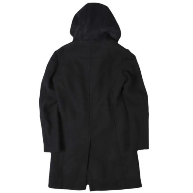 HALB ハルプ フェイクムートン フーデッドコート 5017593031 5(M) BLACK メルトン ボア Kiminori Morishita アウター g27648 |  | 01