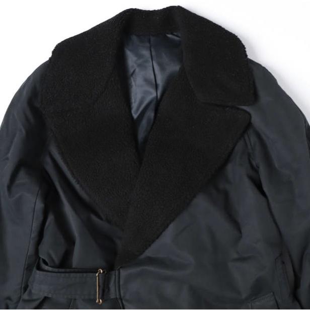 HALB ハルプ パデッド タイロッケンコート 5016493031 5(M) BLACK ボア 中綿 トレンチコート Kiminori Morishita アウター g27649 |  | 02