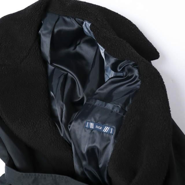 HALB ハルプ パデッド タイロッケンコート 5016493031 5(M) BLACK ボア 中綿 トレンチコート Kiminori Morishita アウター g27649 |  | 03